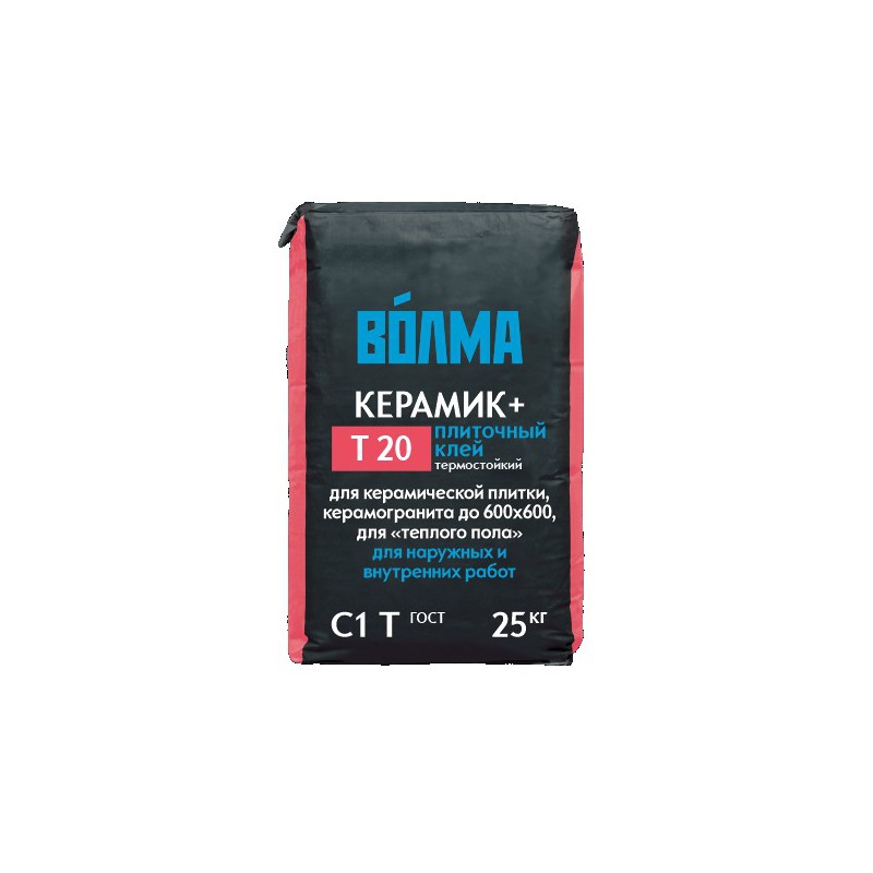 Клей плиточный Волма Керамик Плюс 25кг
