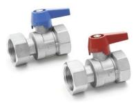 Комплект шаровых кранов Rehau 1" прямых для коллекторов HKV/HKV-D/HLV (арт. 12081221001)