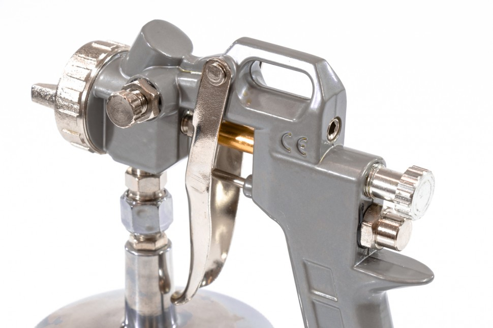 Краскораспылитель MATRIX с нижним бачком V 1, 0 л, сопло D 1.2, 1.5 и 1.8 мм