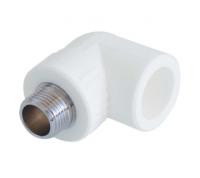 Угольник комбинированный Kalde 25х3/4" НР с наружной резьбой полипропиленовый 3222-emo-250c00