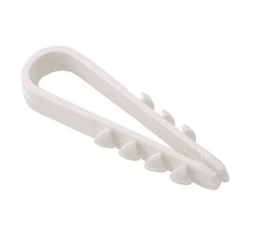 Дюбель-хомут 19-25 (белый) 100 шт.