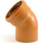 Отвод ф200-45* для внешней канализации