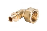 Угольник-переходник с внутренней резьбой 16xRp 3/4″ STOUT