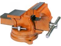 Тиски слесарные, поворотные, с наковальней SPARTA 125 мм