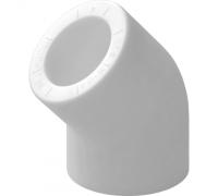 Угольник 45°- ∅25 белый полипропилен