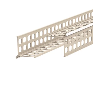 Уголок штукатурный ПВХ с маяком 6 мм белый 3 м