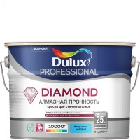 DULUX DIAMOND MATT краска для потолка и стен износостойкая моющаяся матовая 9 л. Баз BW