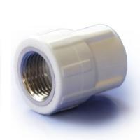 Муфта Политэк 20x3/4" ВР с внутренней резьбой комбинированная полипропиленовая