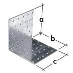 Крепежный уголок равносторонний 30х30х30мм цена за 1шт