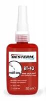 Анаэробный клей герметик 100 мл BESTERM Синий цвет BT-43 cредней фиксации