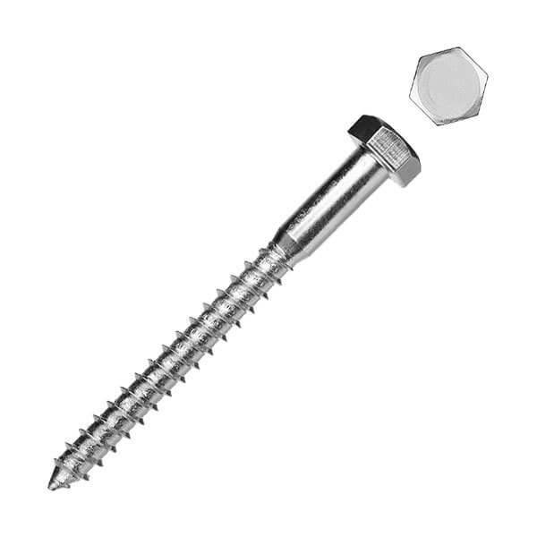 Шуруп глухарь 12х200мм для крепления деревянных лаг и реек 