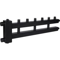 Коллектор Rommer (дублер рядный) с гидроразделителем на 3+1 контура до 85 кВт (RDG-0018-014034)