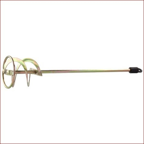 Миксер для песчано-гравийных смеси с резьбой 120x600 мм