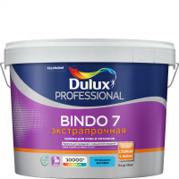 DULUX BINDO 7 краска для потолка и стен износостойкая матовая 9 л. База BW