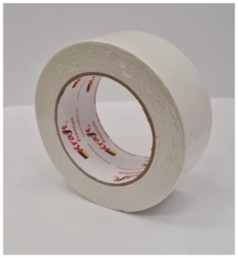 Скотч двусторонний KRAFT Premium 50ммх5м на вспененной основе