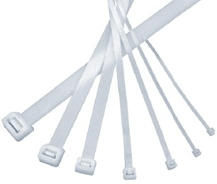 Xомут нейлоновый 5х500 (белый) 100 шт.
