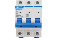 Выключатель автоматический модульный 3п C 50А 4,5кА NXB-63S CHINT