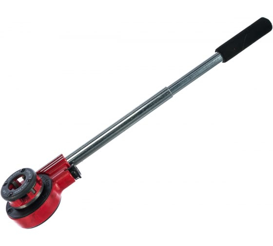 Набор клуппов 1/4-1/2-3/4-1-1*1/4 + плашкодержатель с трещоткой MATRIX