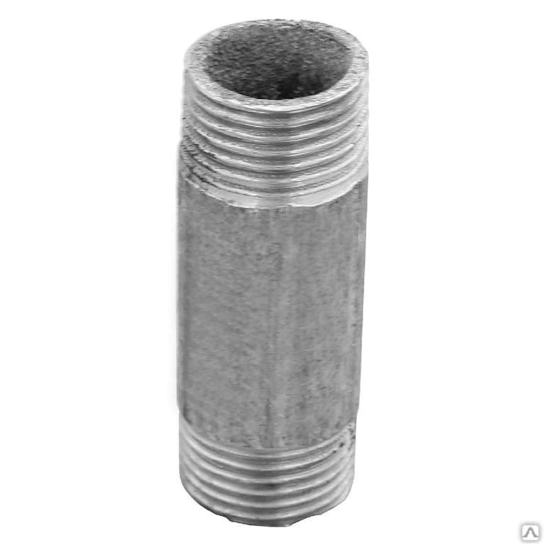 Бочонок стальной оцинкованный Ø 25мм - с наружной резьбой