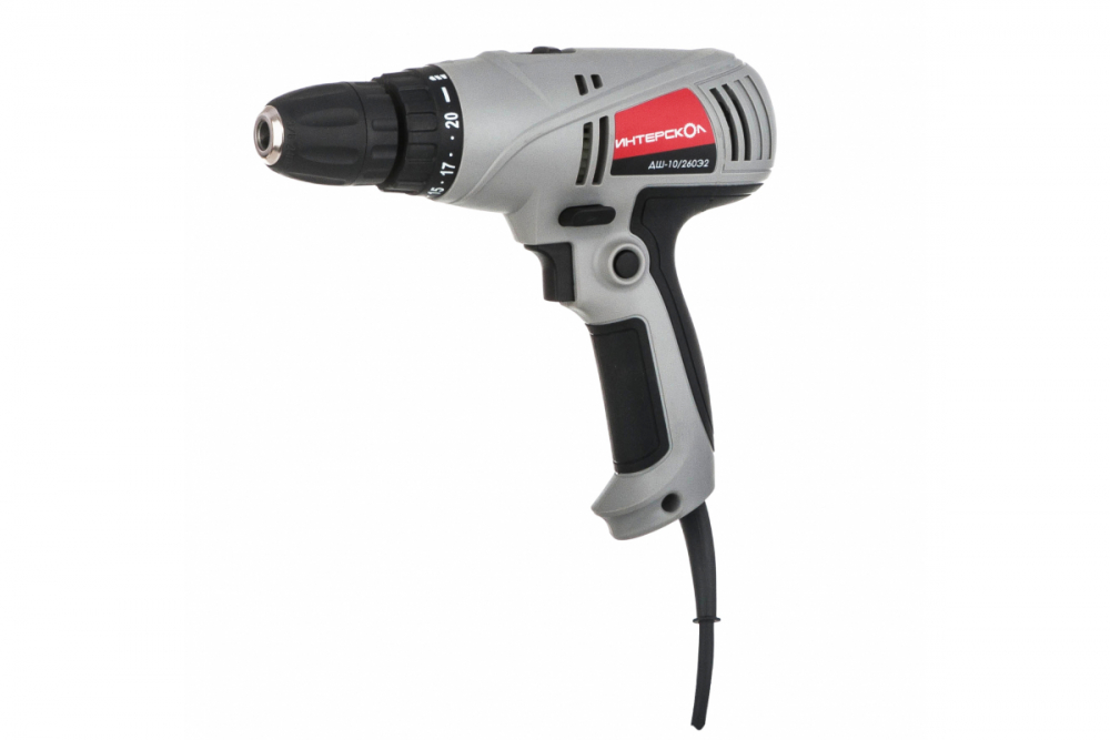Сетевой шуруповерт Интерскол ДШ-10/260Э