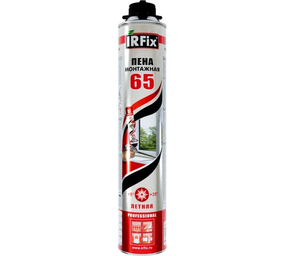 Пена монтажная IRFIX 65 профессиональная 880мл