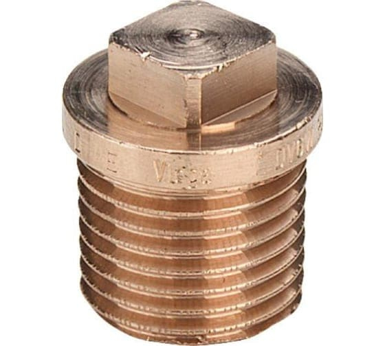 Заглушка Viega HP, 1/2, с наружной резьбой 320102 - бронза RX
