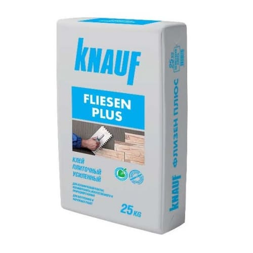 Клей плиточный Кнауф Флизен Плюс 25кг (Knauf Flesen Plus) 