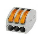 Клеммник 3 контакта Wago 222-413 (0,08х2,5мм)