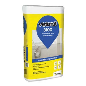 Наливной пол Ветонит 3100 20кг финишный (1-15мм) 