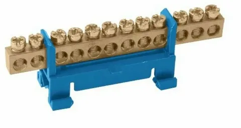 Шина нулевая с лапками 12 контактов