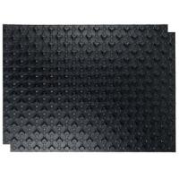 Мат для тёплого пола Stout 1100х800х1 мм чёрный с бобышками без теплоизоляции (SMF-0001-110800)