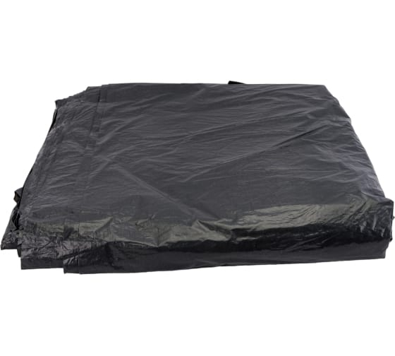 Мешок полиэтиленовый для мусора черный 300 л (10шт)