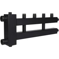 Коллектор Rommer (дублер рядный) с гидроразделителем на 2+1 контура до 85 кВт (RDG-0018-014023)