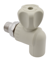 Кран для радиатора FV Plast 25x3/4" НР (угловой) полипропиленовый (A315025000)