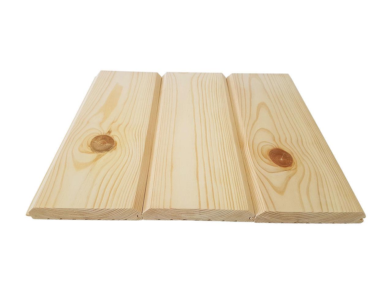 Имитация бруса, хвоя, сорт С, 14х140х5000 мм