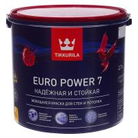 TIKKURILA EURO POWER 7 краска для стен и потолков 2.7 л. База А
