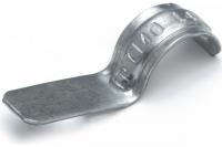 Скоба крепежная однолапковая СМО d14-15мм металл