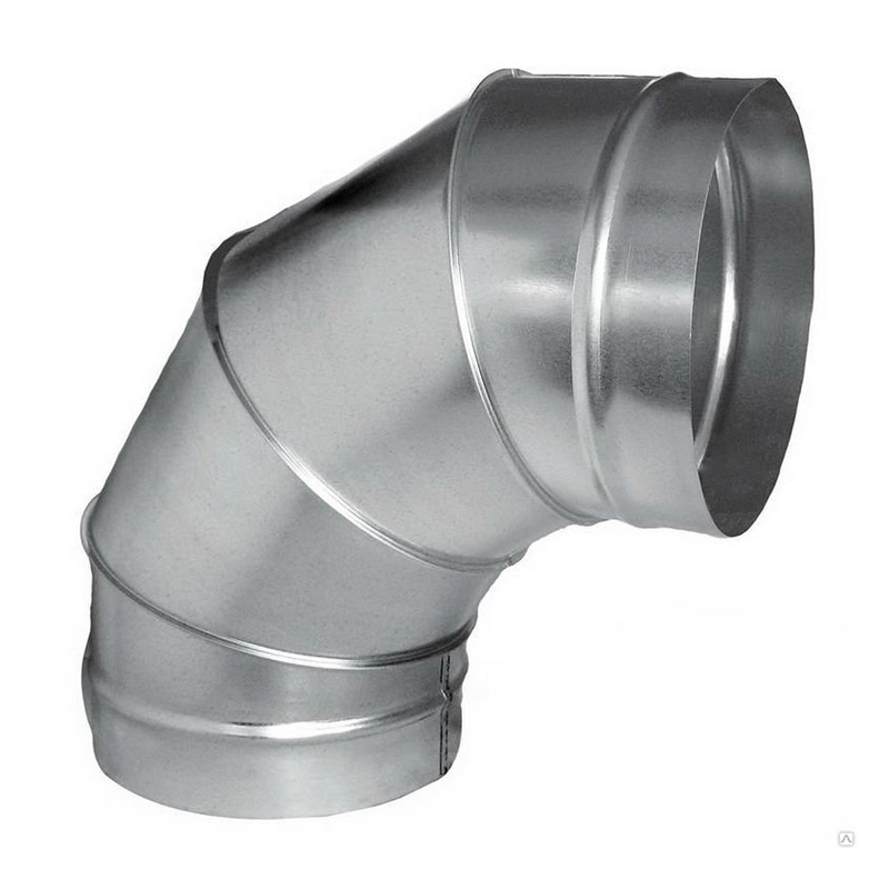 Отвод оц. D125 90*