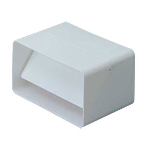 Соединитель пвх 55х110 мм плоских каналов с обратным клапаном 