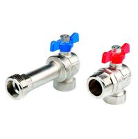 Комплект шаровых кранов для коллекторов TECE 3/4" ВР x 1" НР (77381002)