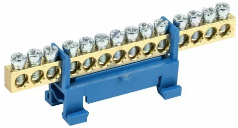 Шина нулевая с лапками 14 контактов