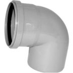 Отвод ф110 90* для канализации