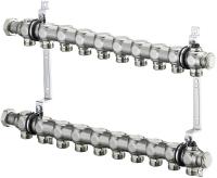 Коллектор Oventrop Multidis SH 1" арт. 1407060 (10 контуров) для радиаторного отопления