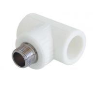 Тройник комбинированный Kalde 25х3/4" НР с наружной резьбой полипропиленовый 3222-tmo-250c25