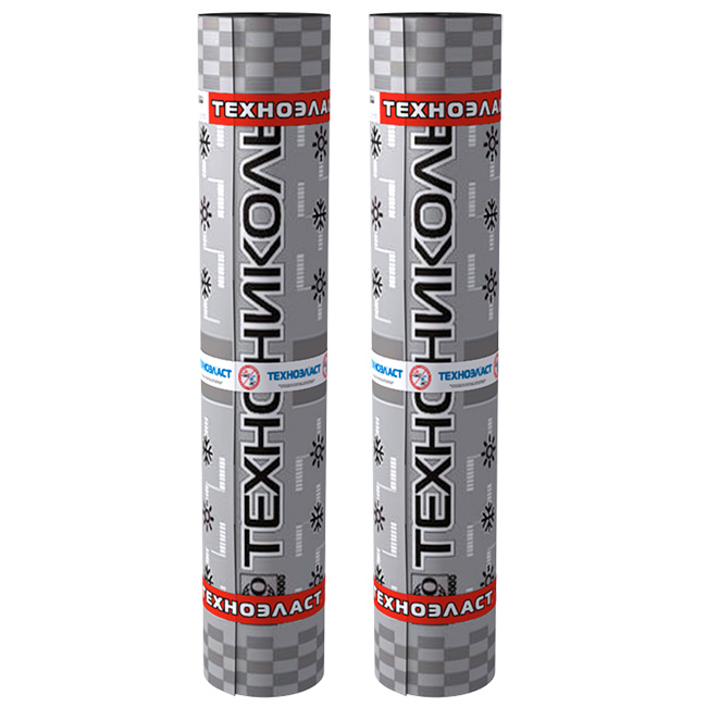 ТехноНИКОЛЬ Техноэласт ЭКП 10м2 с посыпкой Сланец серый