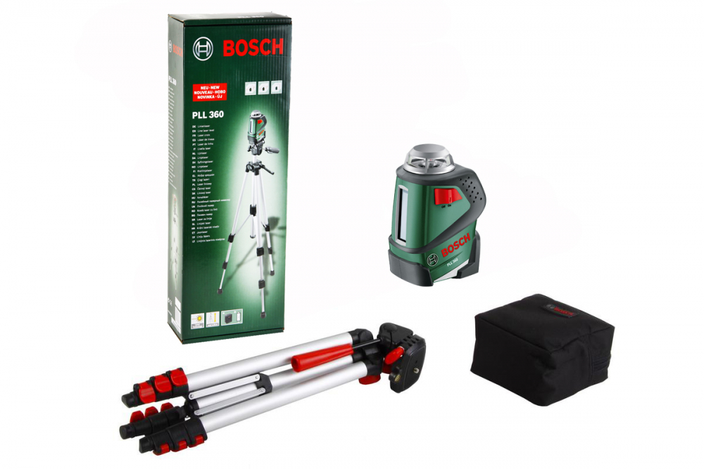 Лазерный нивелир BOSCH PLL360 со штативом