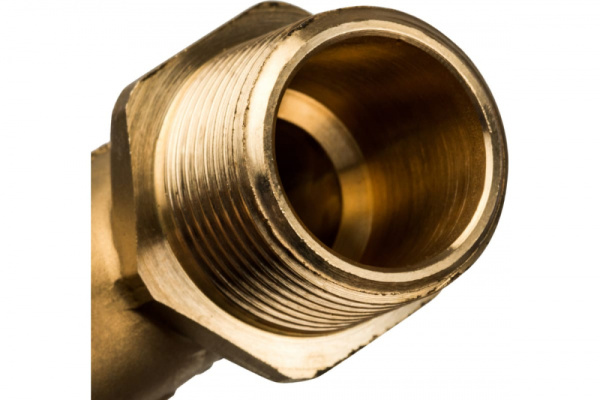 Угольник-переходник с наружной резьбой 25xR 3/4″ STOUT