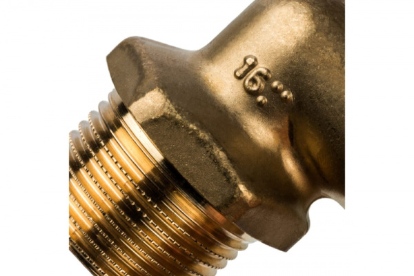 Угольник-переходник с наружной резьбой 20xR 3/4″ STOUT