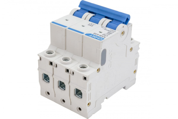 Выключатель автоматический модульный 3п C 50А 4,5кА NXB-63S CHINT