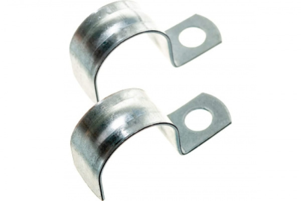Скоба крепежная однолапковая СМО d19-20мм металл